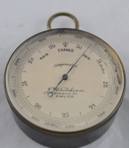 Whitehouse of London Pocket Travelling Barometer