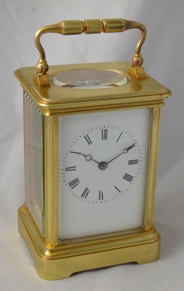 fig 1. Drocourt Carriage Clock Original Box & Key