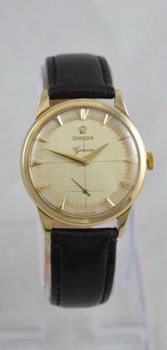 1955 9k Gold Omega Geneve Wristwatch