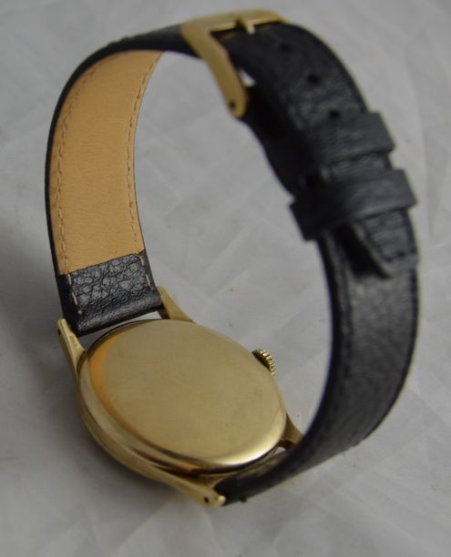 fig 1. 1966 Longines 9K Gold Wristwatch