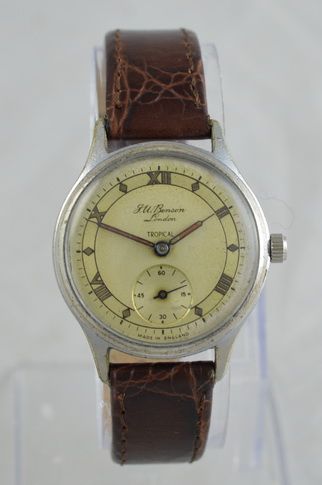 1950s Jw Benson Tropical Wristwatch