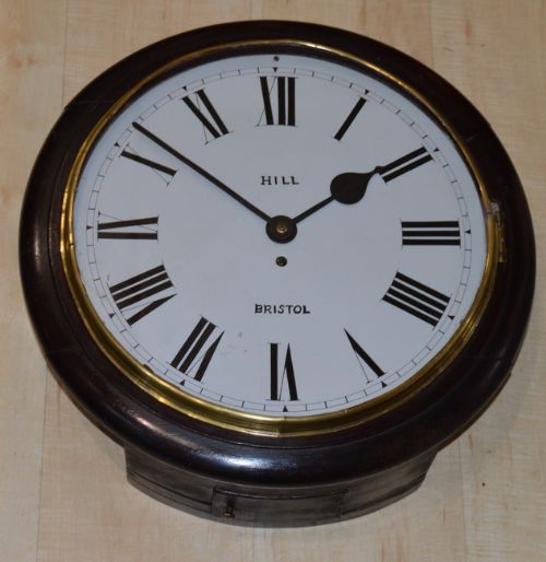 Hill of Bristol Larger 14" Dial Fusee Wall Clock