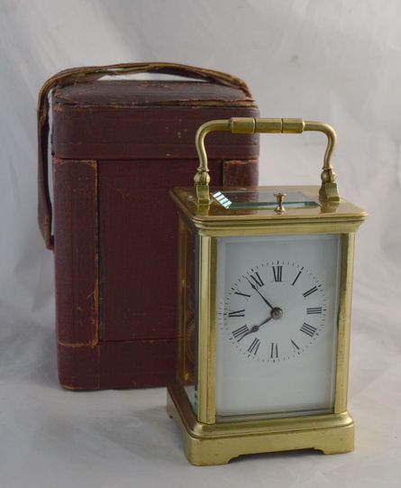 Striking, Repeating Carriage Clock & Box
