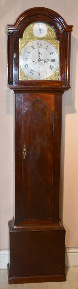 Hawkins of Plymouth Georgian Longcase Grandfather Clock