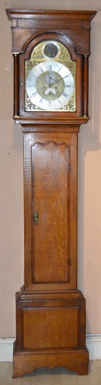 Follit of Lichfield Automaton Father Time Georgian Longcase Clock