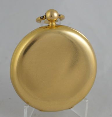 fig 1. 1878 18K Gold Fusee Pocket Watch, Topham & White, Dublin