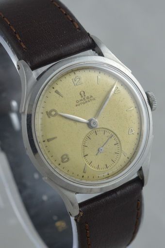 fig 1. 1946 Omega Automatic 'Bumper' Wristwatch