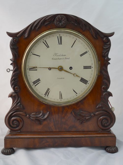 Frodsham of London Twin Fusee Bracket Table Clock