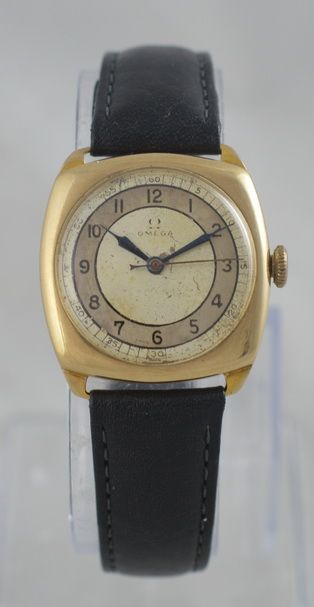 1938 Omega 9k Gold Wristwatch