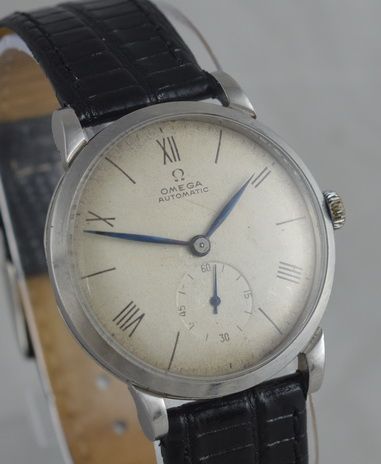 fig 1. 1946 Omega Automatic 'Bumper' Wristwatch