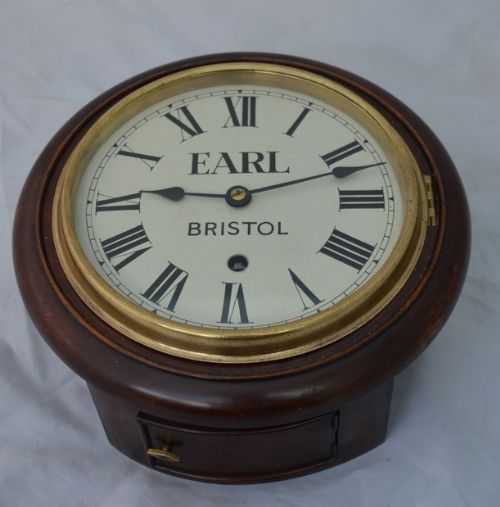 Small Wall Dial Clock Earl of Bristol