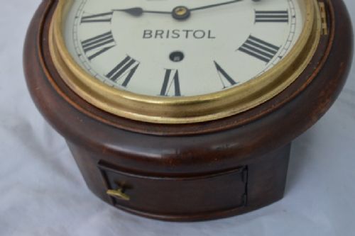 fig 1. Small Wall Dial Clock Earl of Bristol