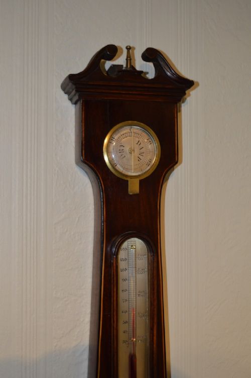 fig 1. Victorian Mercury Wheel Barometer