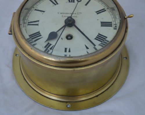 fig 1. Chadburns of Liverpool High Quality Fusee Ships Clock