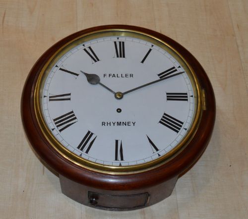 Faller of Rhymney Welsh Fusee Dial Wall Clock