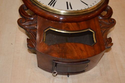 fig 1. Levy of Eton Drop Dial Fusee Wall Clock