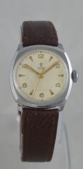 1950s Tudor 'Cushion' Cased Wristwatch