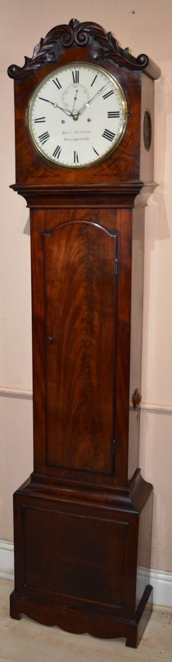 Henrry Pottle Winchester Slim Longcase Grandfather Clock