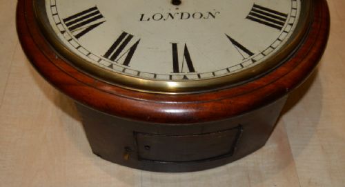fig 1. Kleyser & Co, London Fusee Dial wall Clock