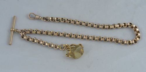 9k Gold Pocket Watch Chain