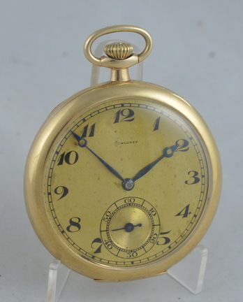 1920 14k Gold Longines Masonic Pocket Watch