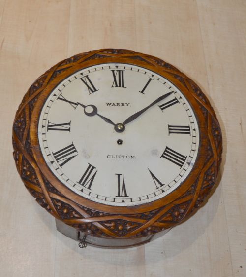 Warry, Clifton, Bristol High Quality Fusee Dial Wall Clock