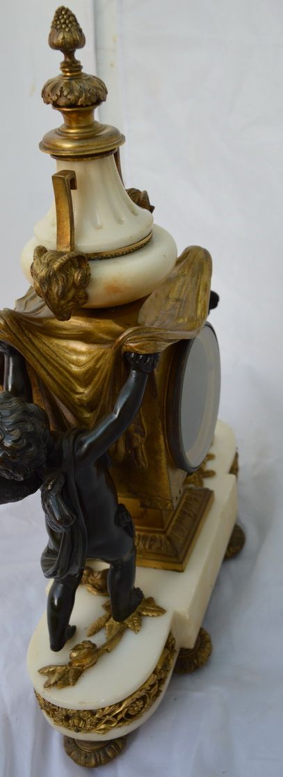 fig 1. Bronze and Ormolu Mantel Clock
