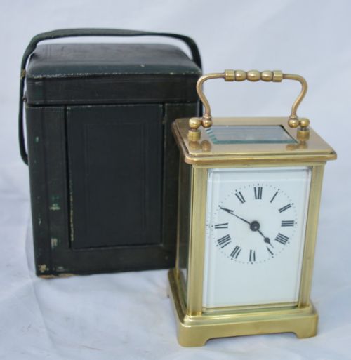 French Carriage Clock & Original Box
