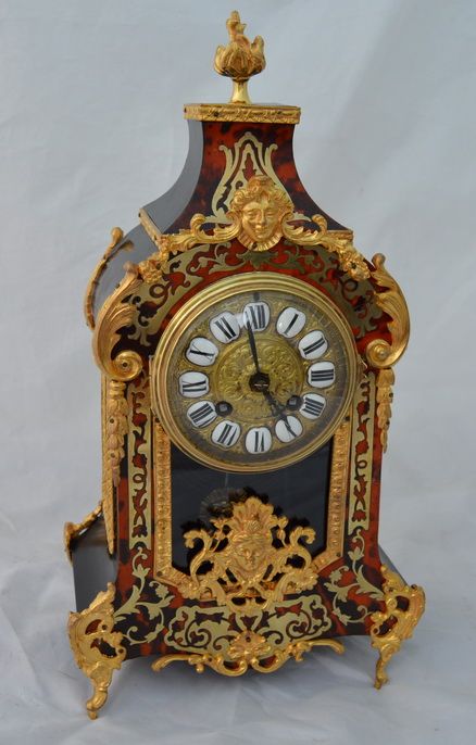 Fine Quality French Boulle Mantel Clock