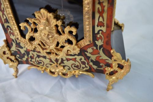 fig 1. Fine Quality French Boulle Mantel Clock