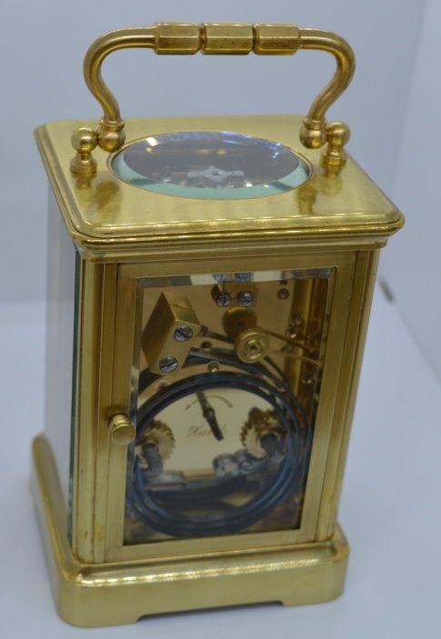fig 1. Carrington, London Striking Carriage Clock