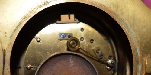 fig 1. French Gilt Bronze Cartel Clock