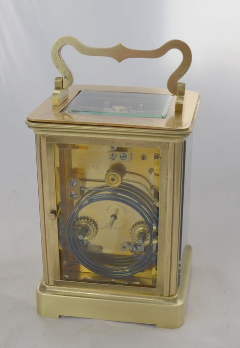 fig 1. Gaydon of Norwood Retailed French Striking Carriage Clock