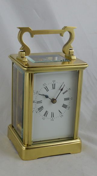 French Brass Cased Carriage Clock