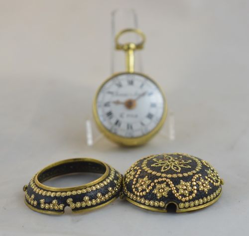 fig 1. Issac Soret & Fils c.1750 Verge Pocket Watch