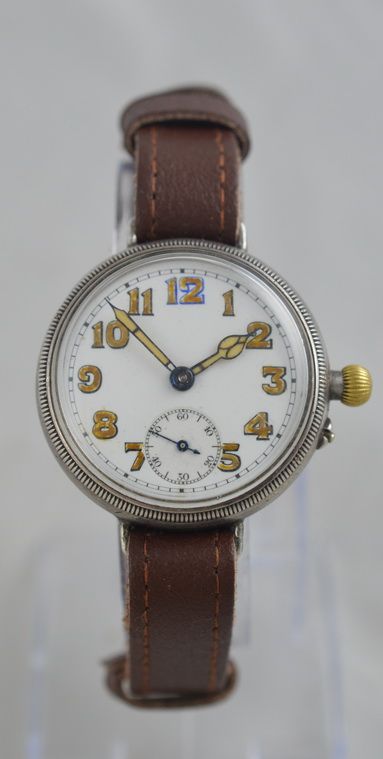 1923 Borgel Cased Silver Trench Watch