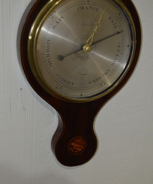fig 1. G Sordelli, Holborn London Georgian Mercury Barometer