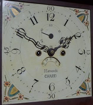 fig 2. Hancock of Chard Somerset Longcase Clock