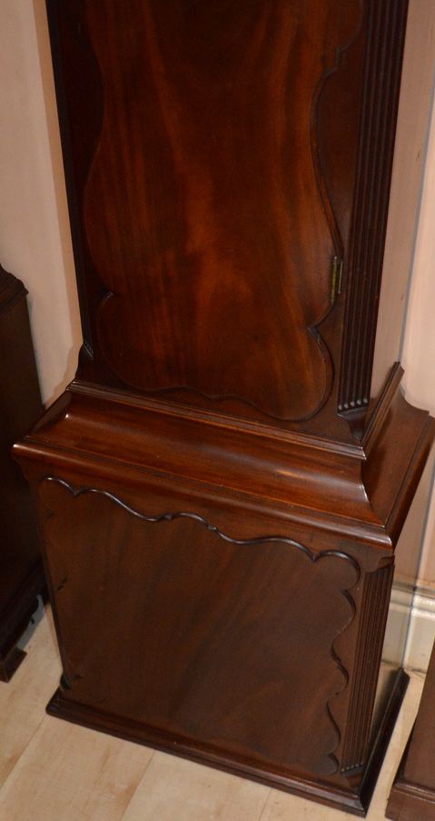 fig 1. Fine Bristol Georgian Moon Phase Longcase Cclock by James Burr