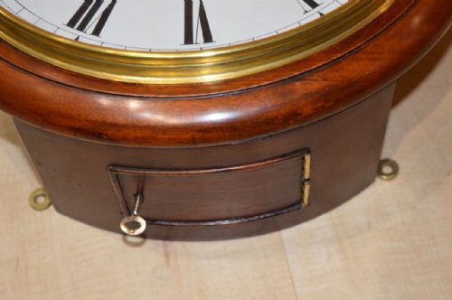 fig 1. Parker Bristol Fusee Dial Wall Clock