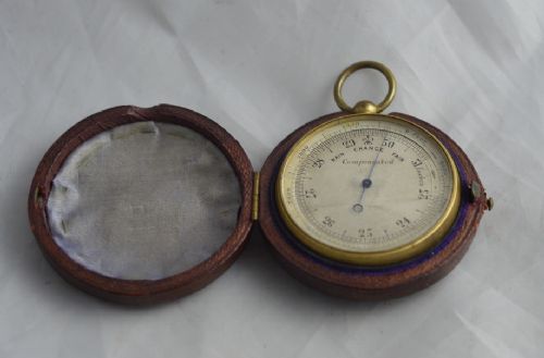 Small Pocket Travelling Barometer