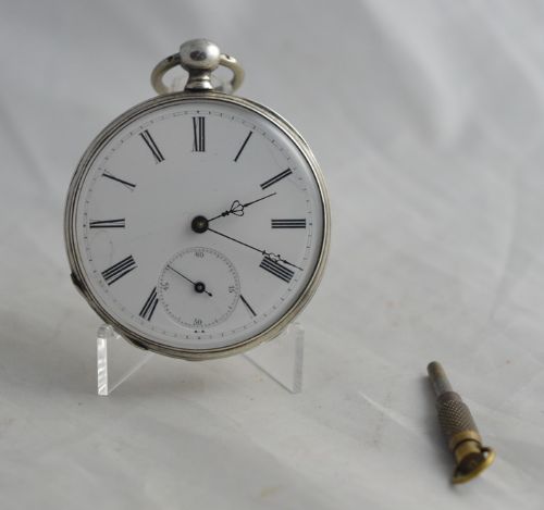 Gentleman's Victorian Silver Pocket Watch