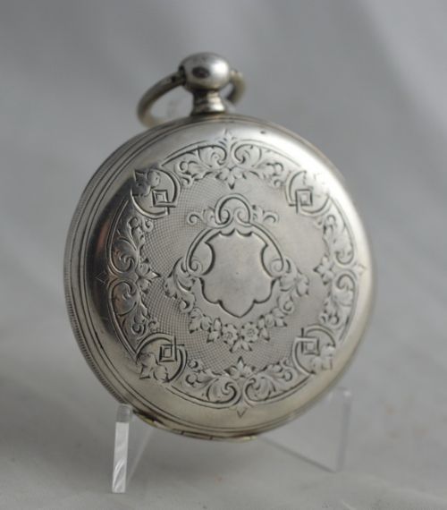 fig 1. Gentleman's Victorian Silver Pocket Watch