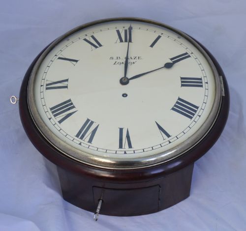 Gaze of London Georgian Convex Fusee Dial Wall Clock