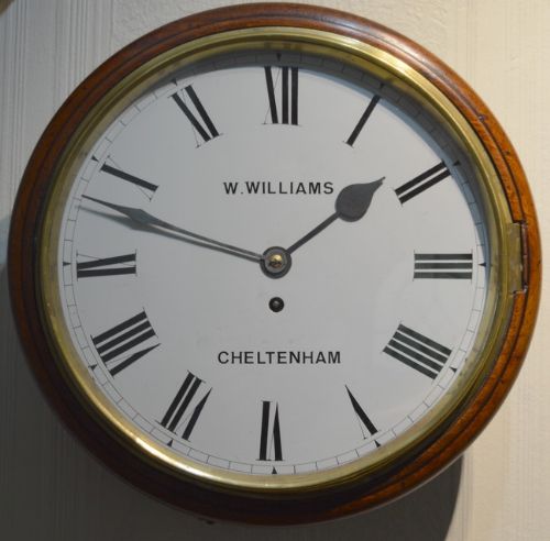 Williams of Cheltenham Fusee Dial Wall Clock