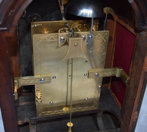 fig 1. William Pearce, London Georgian Verge Fusee Bracket Clock