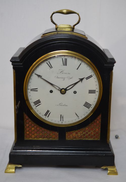 Brown, London Georgian Twin Fusee Bracket Clock