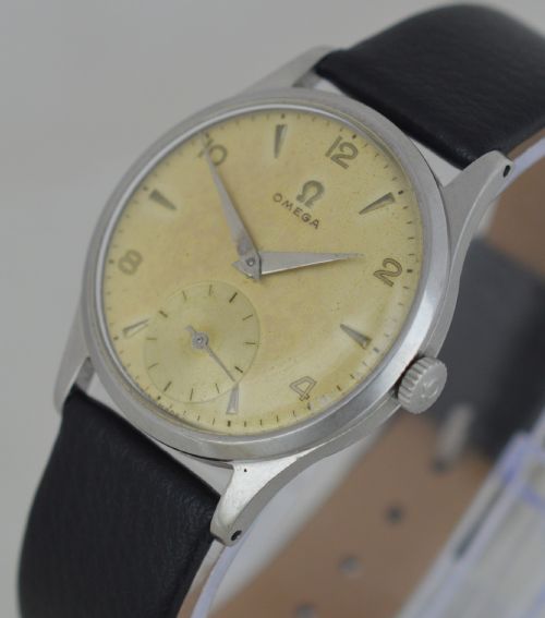 fig 1. 1951 Omega 'Denisteel' Wristwatch