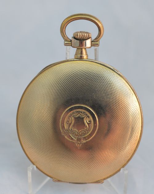 fig 1. A slim gold plated pocket watch