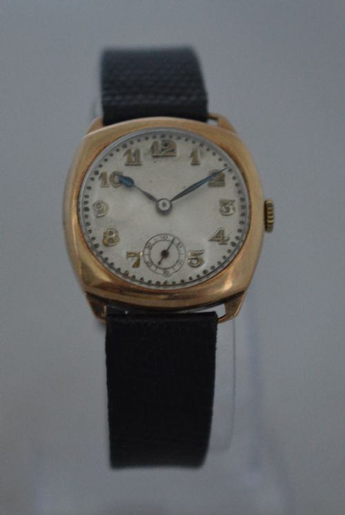 1929 Rotary Cushion Case 9k Gold
